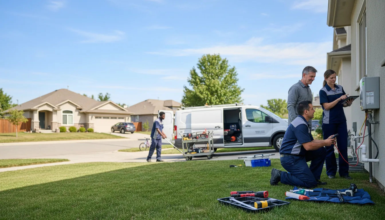 Tankless water heater service in University Park, IA